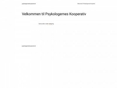 psykologerneskooperativ.dk snapshot