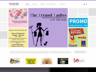 theerrandladies.com snapshot