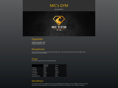 micsgym.se snapshot