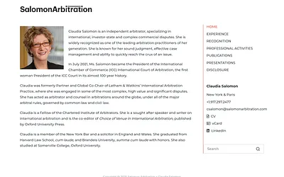 salomonarbitration.com snapshot