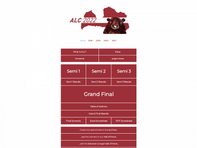 alternativelyricscontest.com snapshot