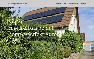 dinregnskabshjaelper.dk snapshot