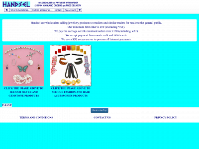 handsel.com snapshot