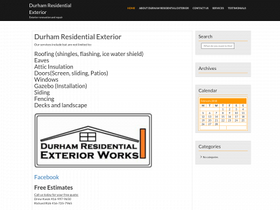 durhamresidentialexterior.com snapshot