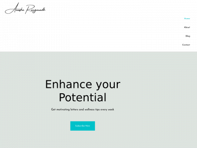 anusharanganadh.com snapshot
