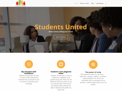 studentsunited.site snapshot