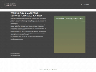 solopracticemarketing.com snapshot