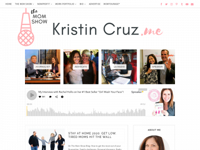 kristincruz.me snapshot