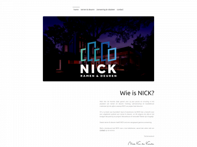 vandevoordenickbvba.be snapshot