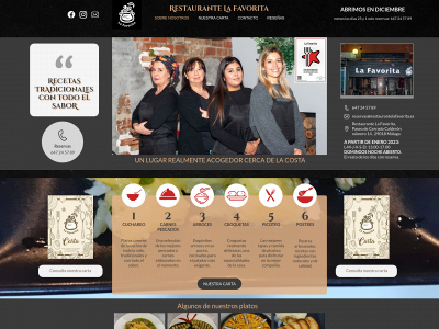 restaurantelafavorita.es snapshot
