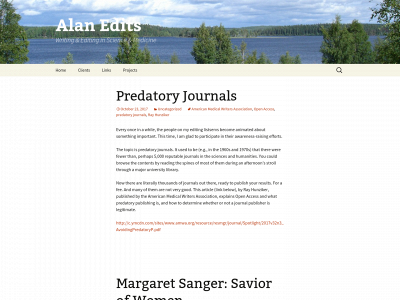 alanedits.com snapshot