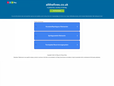 allthefives.co.uk snapshot