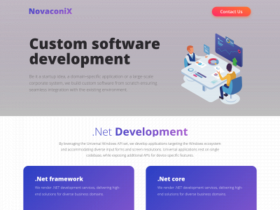 novaconix.com snapshot