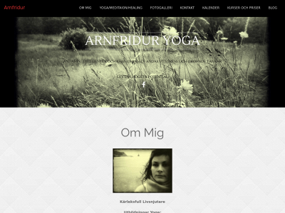arnfridur.com snapshot