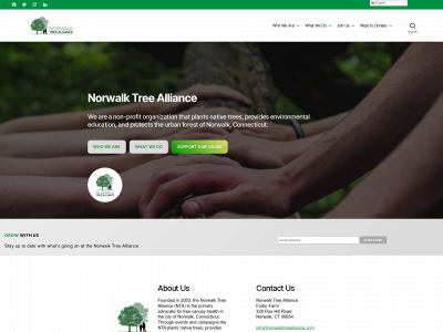 norwalktreealliance.com snapshot