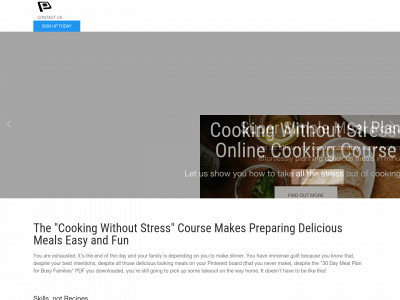 cookingwithoutstress.com snapshot