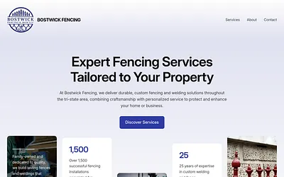 bostwickfencing.com snapshot
