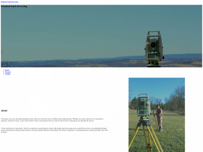 www.swansonlandsurveying.com snapshot