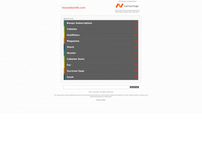 foroutdoorlife.com snapshot