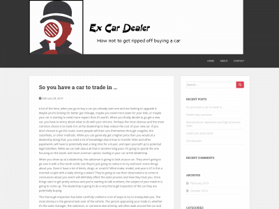 excardealer.com snapshot