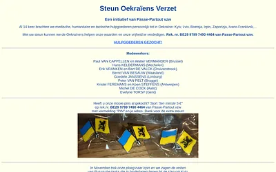 steunoekraiensverzet.org snapshot