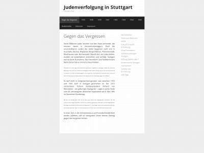 judenverfolgung-in-stuttgart.de snapshot
