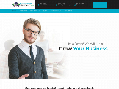 subscriptionsecretary.com snapshot