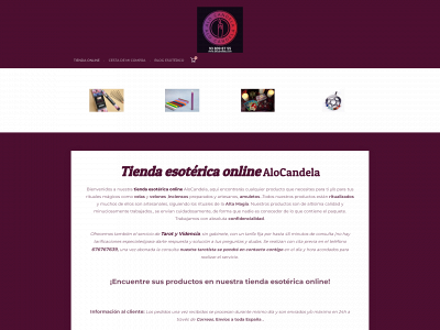 alocandela.com snapshot
