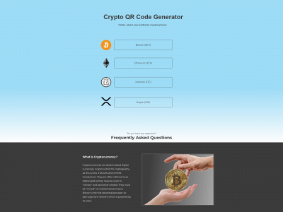 cryptoqrcodemaker.com snapshot
