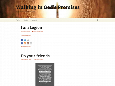 walkingingodspromises.com snapshot