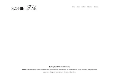 sophietine.com snapshot