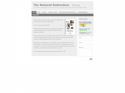 balanced-embouchure.eu snapshot