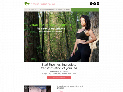 theplantpoweredtraining.com snapshot
