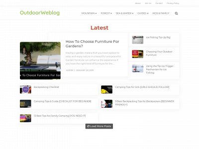 outdoorweblog.com snapshot
