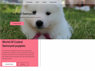 lovelysamoyedpuppies.com snapshot