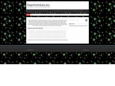 sapnininkas.eu snapshot