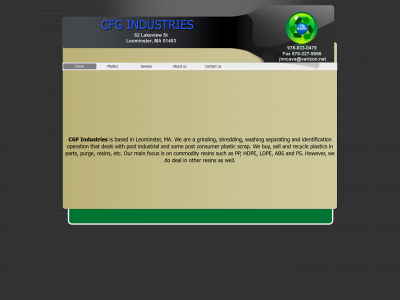 cfgindustries.com snapshot