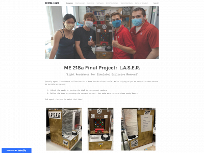 me218laser.weebly.com snapshot