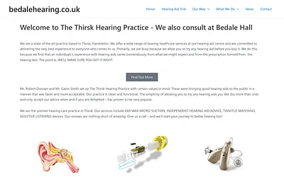 bedalehearing.co.uk snapshot