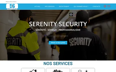 serenity-security.fr snapshot
