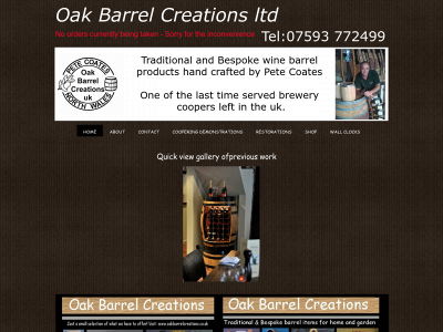 oakbarrelcreations.co.uk snapshot