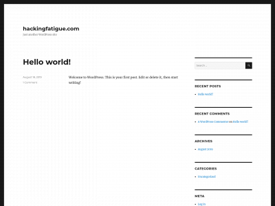 hackingfatigue.com snapshot