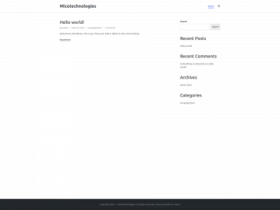 micotechnologies.com snapshot