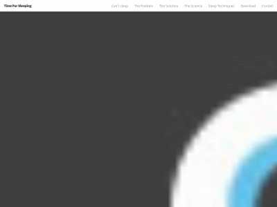 timeforsleeping.com snapshot