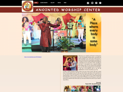 anointedworshipcenter.com snapshot