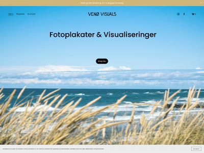 venøvisuals.dk snapshot