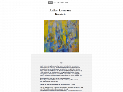 lasmaneart.se snapshot