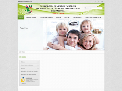 coacsindicatochoferesloja.fin.ec snapshot