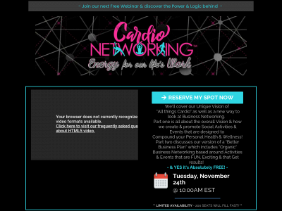 cardionetworking.com snapshot