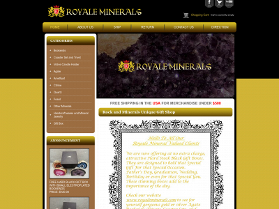 royaleminerals.com snapshot